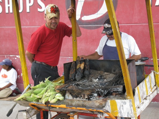 This roasted corn is delish! And like the taco stand, just don't ask...eat